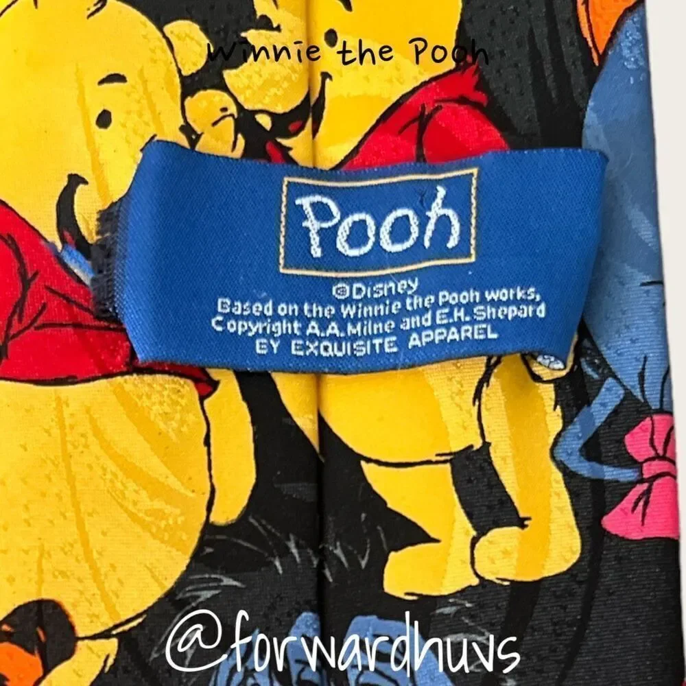 Disney Winnie The Pooh Necktie | Pooh Character Neck Tie